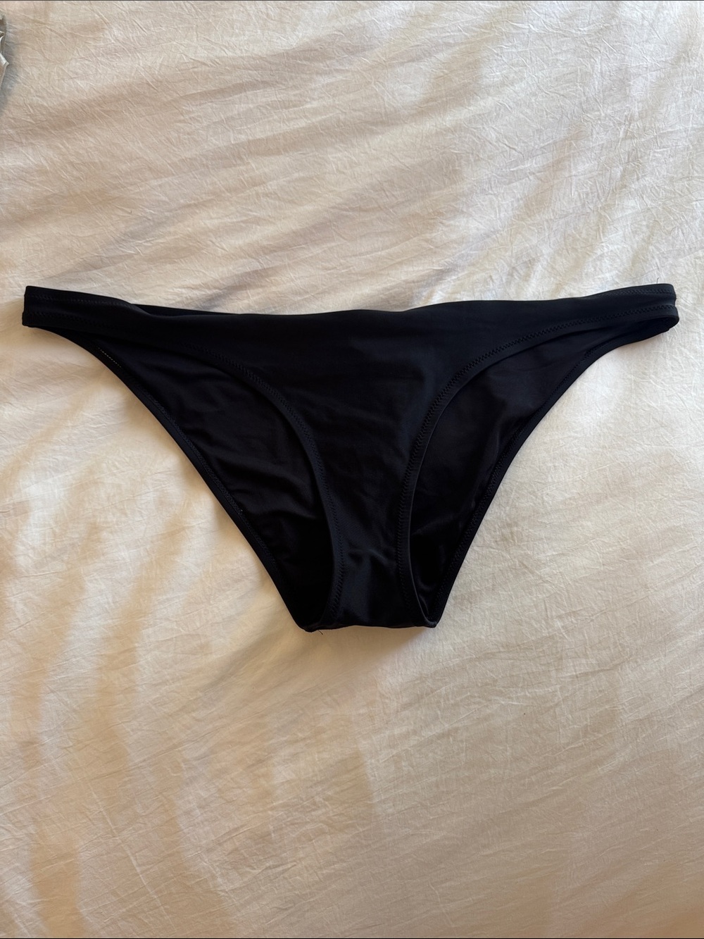 aerie Black Swim Cheeky Bikini Bottom